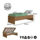 thumbnail image 3 of Boxet Cama Baul Israel Nogal, 3 of 5