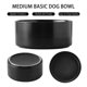 thumbnail image 2 of Cuenco para perro Welloyed 15 cm 900 ml negro de cerámica apto para lavavajillas, 2 of 7