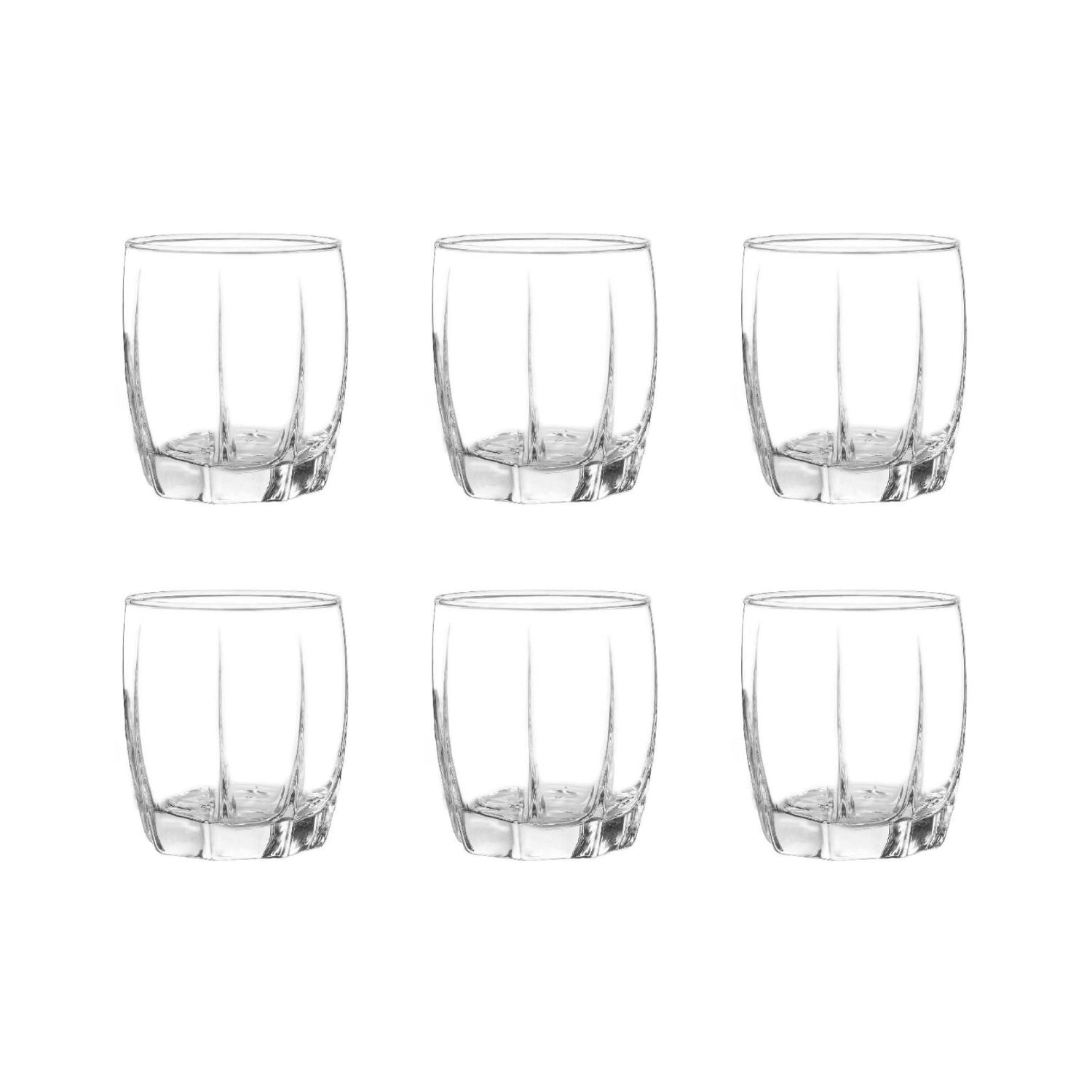 Set 6 Vasos Amadeus Rocks 353ml Menaje Cocina Cristar