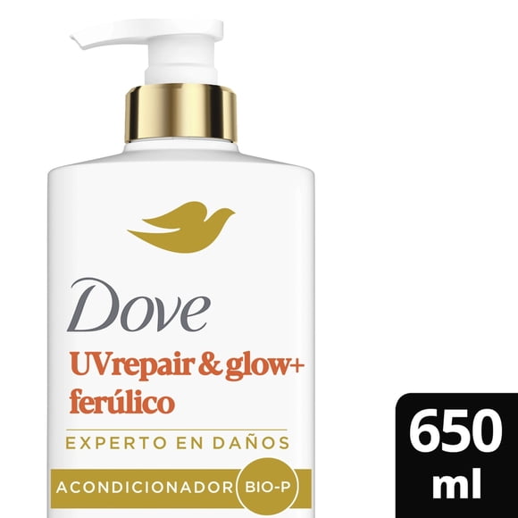 Acondicionador Dove UV Repair & Glow + Ferulico, 650 ml