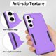 thumbnail image 2 of Funda Defender para Samsung Galaxy S26 FE 5G 6.7", de Doble Capa PC+TPU Resistente a Golpes, Cubierta Protectora de Cuerpo Completo, Morado, para Galaxy S26 FE 5G, 2 of 6