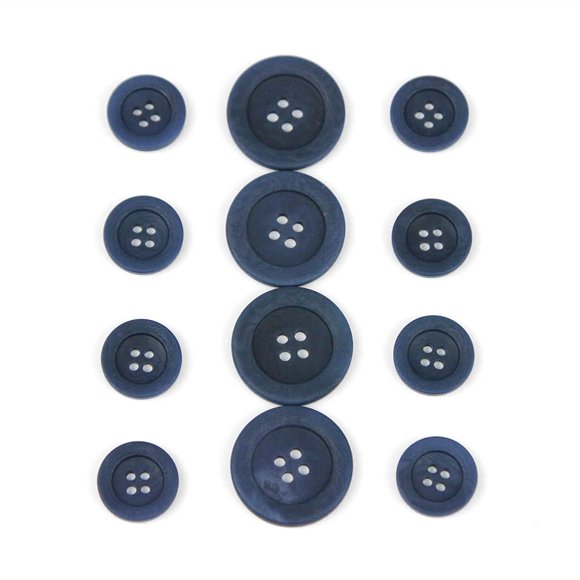 Botones Bias Bespoke 15 mm/23 mm Azul Oscuro - Pack de 12