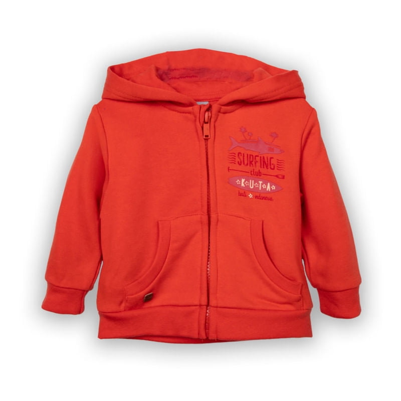 Polerón Bebe Niño Naranjo Pillin