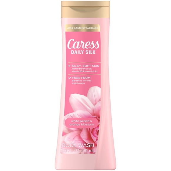 Jabón Líquido Caress Daily Silk 591 ml Durazno Naranja