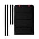 thumbnail image 3 of Parasol Para Ventana De Puerta De Caravana, Cubierta Completa O Parcial, Cubierta De Ventana De Privacidad De Tela De 3 Capas, Color Negro, 3 of 5