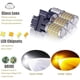 thumbnail image 2 of Ampolleta LED iBrightstar 3157 4157 3457 Switchback 72SMD Blanco ambar, 2 of 3