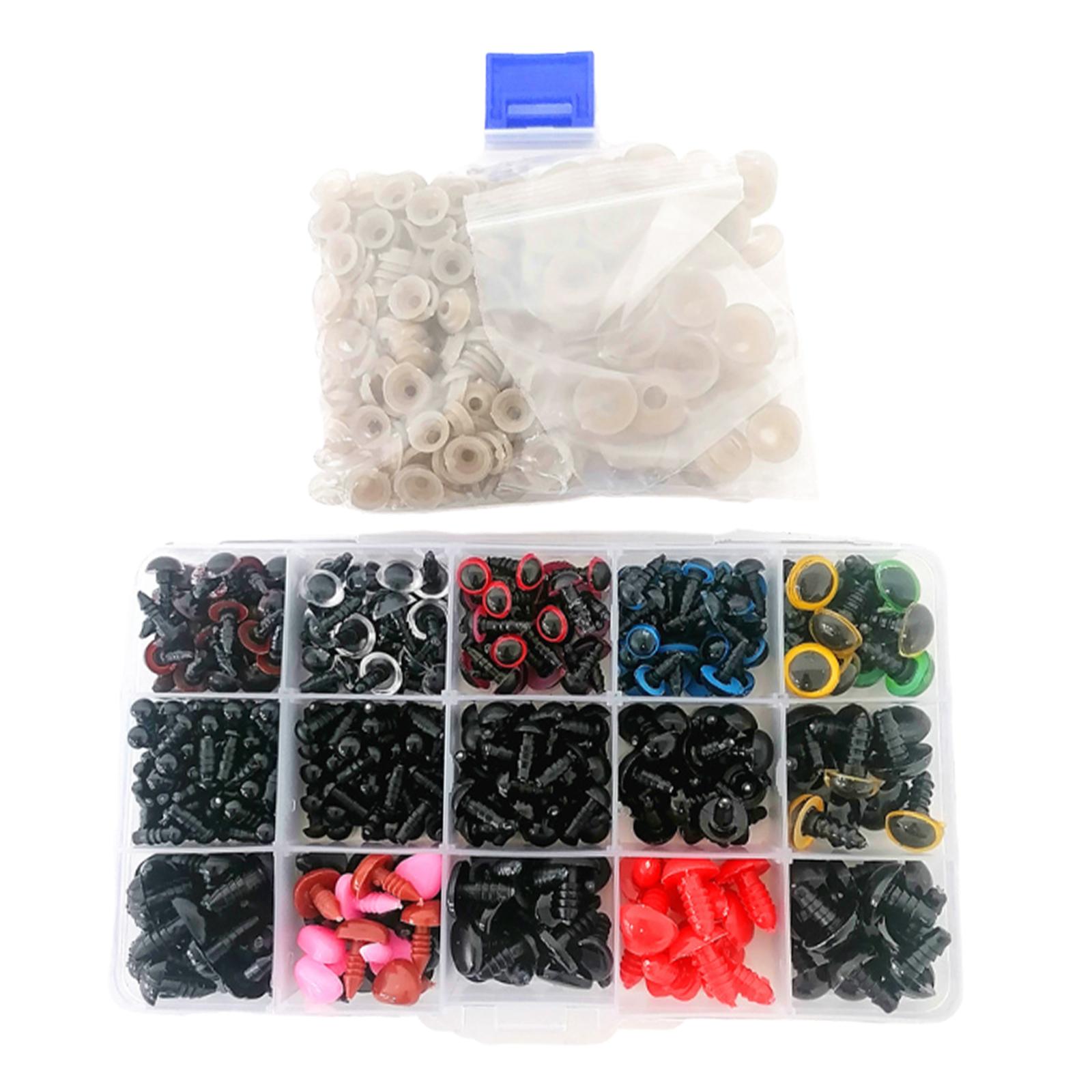 Magideal - 792X Ojos De Juguete Y Manualidades De Narices Que Hacen Muñecas De Costura De Muñecas De Costura De Punto Órmyas De Muñeca De Muñeca Para Animales De