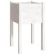 thumbnail image 1 of Jardinera VidaXL de madera maciza de pino blanco 40x40x70 cm, 1 of 7