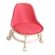 thumbnail image 3 of Taburete Rodante Redondo Bajo Con Ruedas Taburete De Pedicura Para Fitness Office Garage Red, 3 of 5