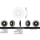 thumbnail image 2 of Disco Freno para auto Audi A7 Quattro / A7 2010-2017 Delantero, 2 of 5