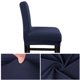 thumbnail image 4 of Funda de Taburete de Bar de Spandex Elástico PiccoCasa para Silla de Respaldo Corto Azul Oscuro 4, 4 of 7