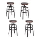 thumbnail image 1 of Pack 4 Piso De Bar Altura Regulable Nogal Café, 1 of 6