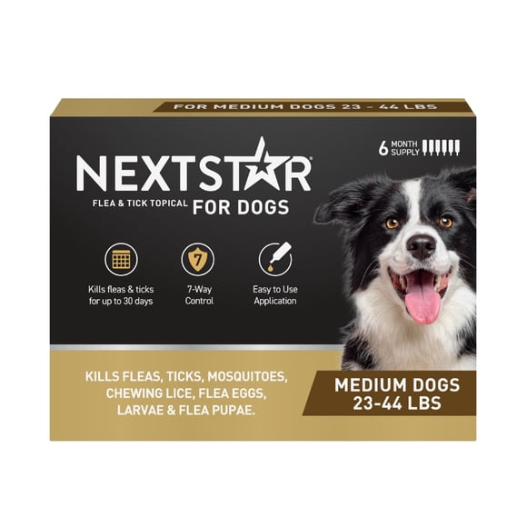 Pulgas y Garrapatas NEXTSTAR Mediano 6 Meses 7 en 1