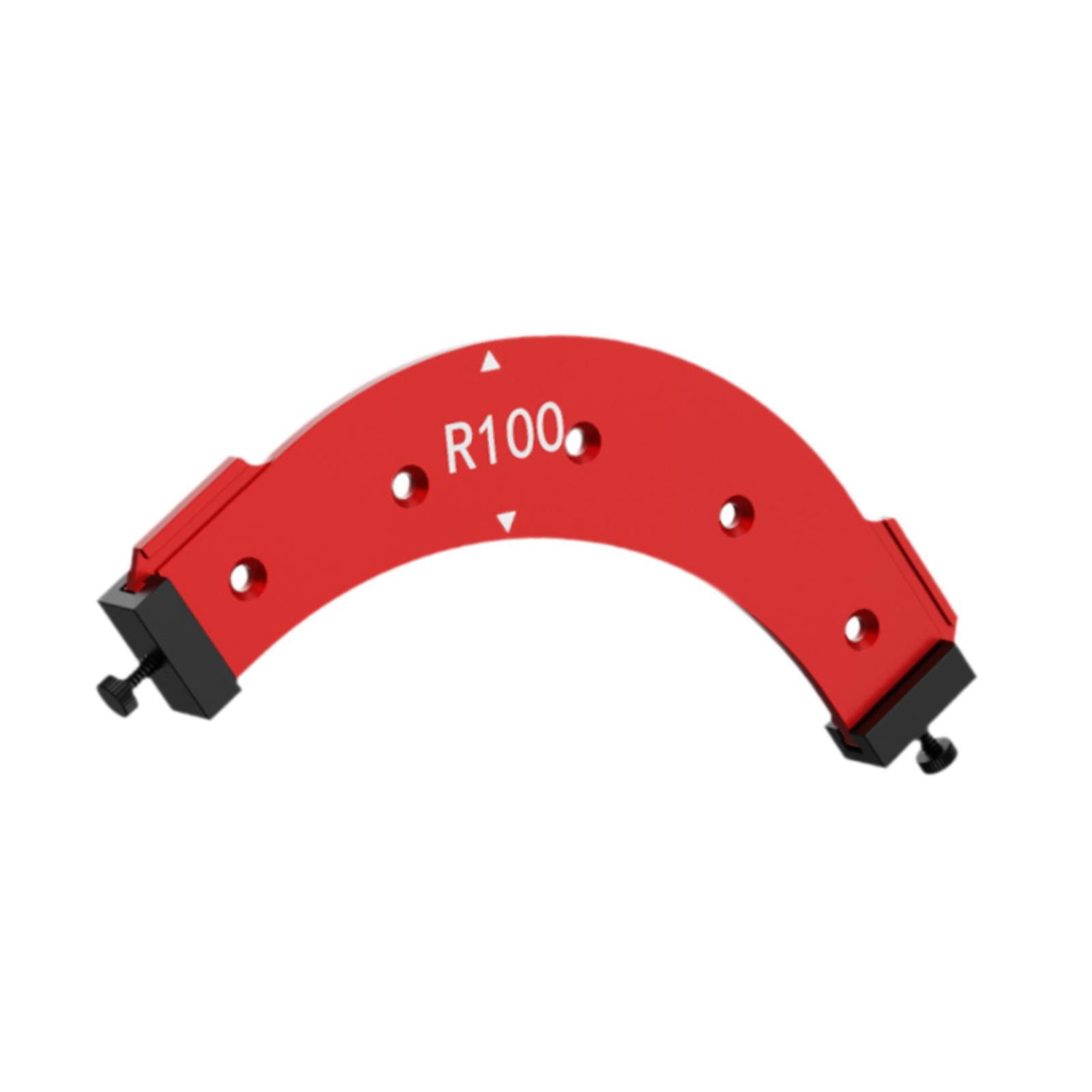 Ioensy - Plantilla De Enrutador De Radio De Esquina Plantilla De Posicionamiento De Ángulo De Arco De Esquina De Armario R100