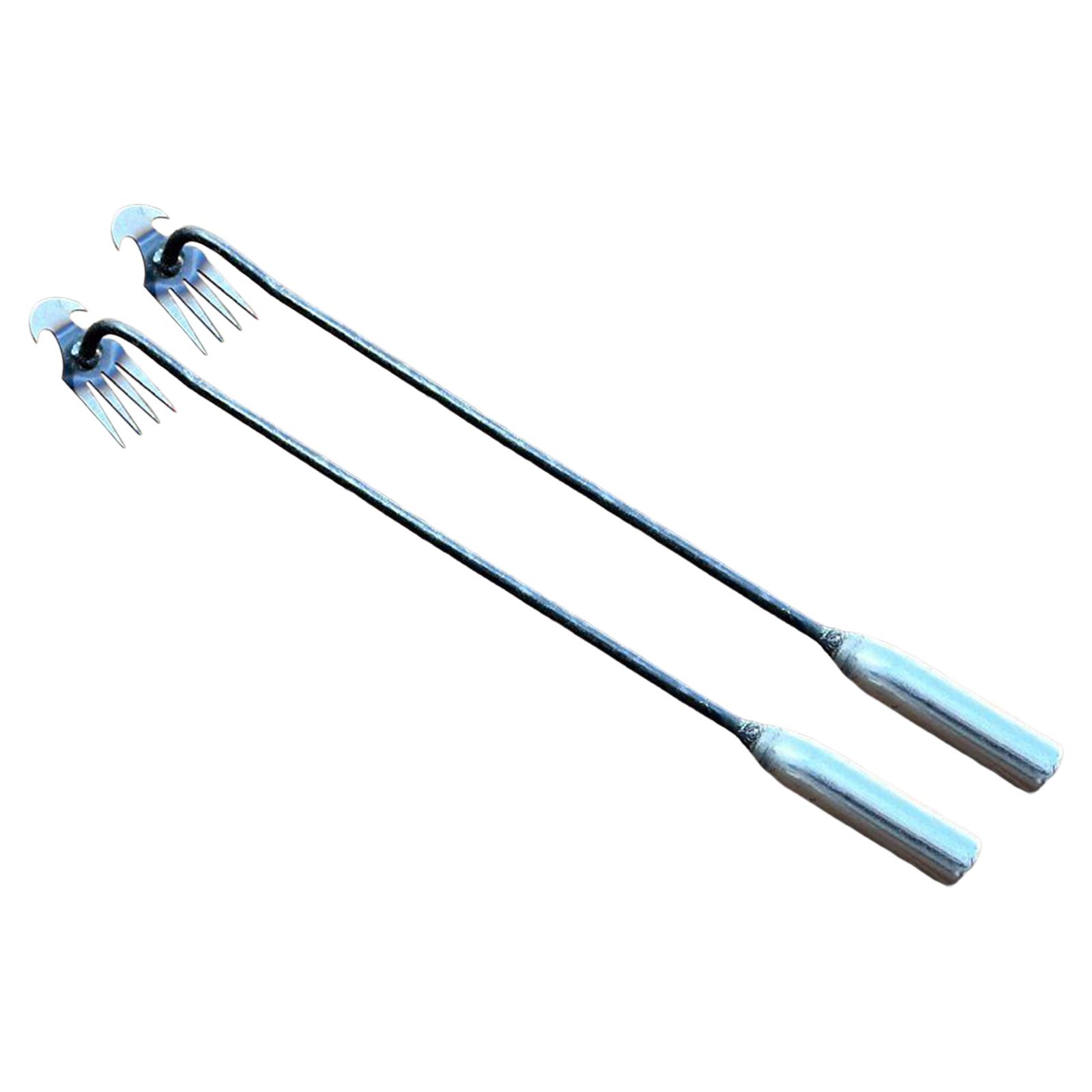 Ioensy - Extractor De Deshierbe Pequeño De Acero Inoxidable Para Jardín, Patio, Bonsái, 50Cm, 2 Uds.