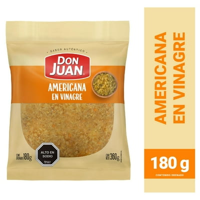 Americana En Vinagre Bolsa 200 G Don Juan