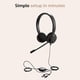 thumbnail image 5 of Auriculares Jabra Evolve 20 Wired (edición 2025) de doble oreja negros, 5 of 6