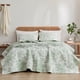 thumbnail image 2 of Juego de cama Wonderful Queen verde salvia floral, 3 piezas, 2 of 7