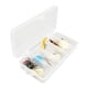 thumbnail image 1 of Señuelos De Pesca Spinnerbait, Cebos De Metal Duro Surtidos Portátiles Con Caja, 5 Uds., 1 of 3