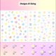 thumbnail image 5 of Pegatinas 3D Kawaii para uñas Okiyomi – 10 hojas, 719 diseños, 5 of 9