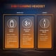 thumbnail image 5 of Auriculares inalámbricos para juegos Gtheos Captain 300 para PS5/PS4/PC, 5 of 9