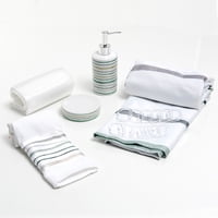 Mashini - Set Cortina Baño 6 Pzas Caja Lluta