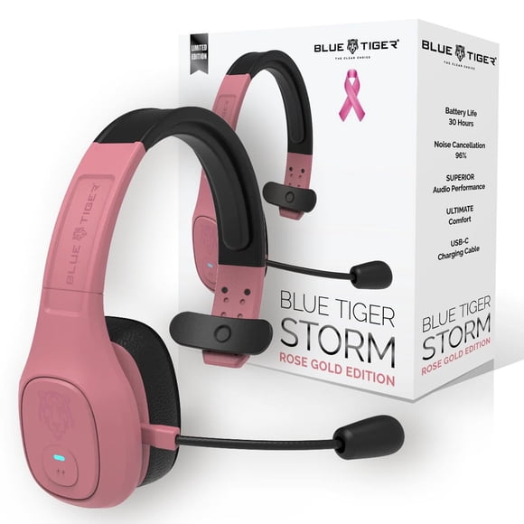 Auriculares Bluetooth Trucker Blue Tiger Storm Rose Gold