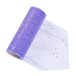 Bothyi - Tul Con Purpurina De 10 Yardas De Moda Para Decoración De Coronas, Telas De Ropa, Arte Diy, Color Morado