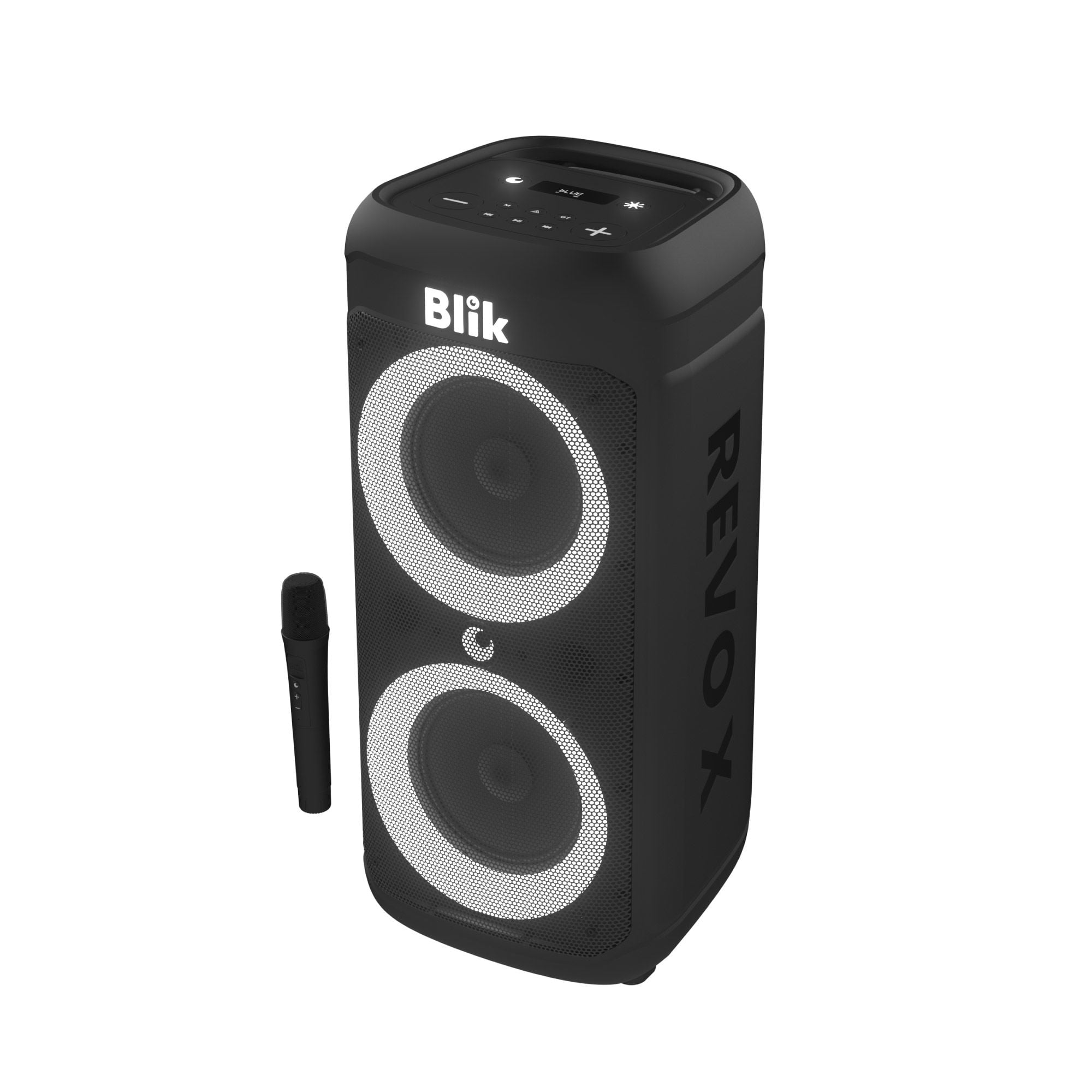 Parlante Bluetooth Karaoke Con Micrófono Blik Revo X