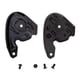 thumbnail image 4 of 2 Piezas Base para Casco Accesorios para Placa de Visera de Casco de Motocicleta Base de Casco Abierto Reemplazo Profesional de Placa de Engranaje de, 4 of 5
