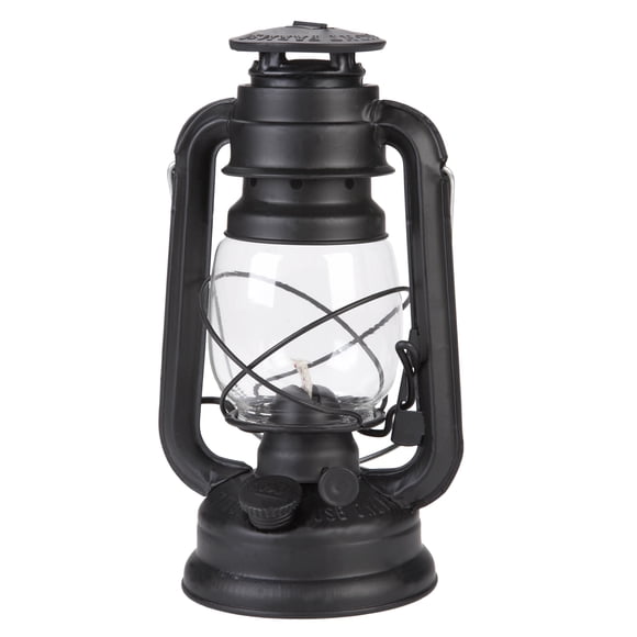 Lámpara de aceite grande de parafina para interiores Hurricane Black
