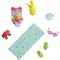 Paquete De Accesorios Temático De Barbie Chelsea Beach