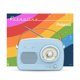 thumbnail image 2 of Parlante Vintage Bluetooth/FM Radio  Celeste / PBT9005BL, 2 of 9