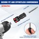 thumbnail image 4 of Adaptador de vaso WORKPRO 3/8" a 1/4" CR-MO, 4 of 7