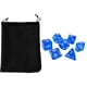 thumbnail image 2 of Juego De Dados Poliédricos De 7 Piezas Multiusos Para Actividades Juegos De Mesa KTV Azul, 2 of 5