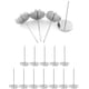 thumbnail image 1 of Soporte para recibos QWORK con forma de pincho, 16 unidades, 14 cm, color plateado, 1 of 8