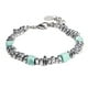 thumbnail image 1 of BRAZALETE UNISEX GINO RODINIS B529 | Turquesa/Plateado, 1 of 3