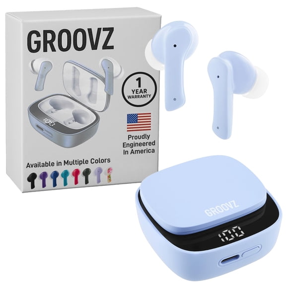 Audífonos True Wireless Con Estuche De Carga Azul