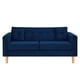 thumbnail image 1 of Sofa New Retro 3c Felpa 05 Azul Marino, 1 of 6