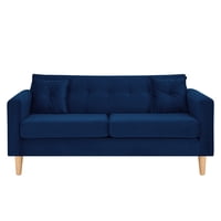 Bodevir - Sofa New Retro 3C Felpa 05 Azul Marino
