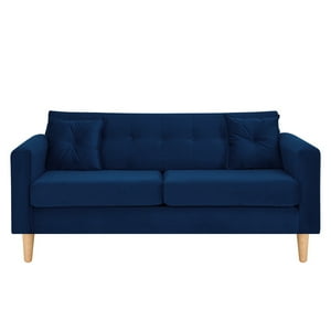 Bodevir - Sofa New Retro 3C Felpa 05 Azul Marino