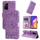 thumbnail image 1 of Funda tipo cartera FOXDOCK para OPPO A94 5G , diseño girasol en relieve, cuero PU, cierre magnético, soporte y tarjetero, 1 of 5