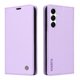 thumbnail image 4 of Funda Billetera de Cuero para Samsung Galaxy A17 con Tarjetero y Soporte - Tapa Magnética Morado, 4 of 6