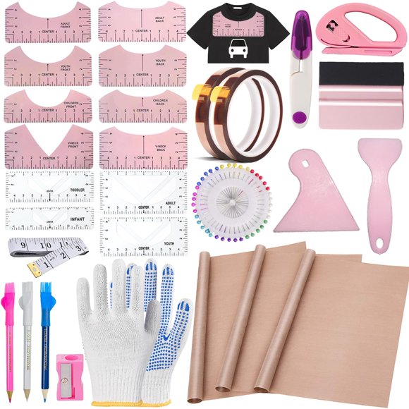 Kit de Herramientas QUKLOGEN para Sublimación de Camisetas - 12 Piezas