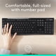 thumbnail image 2 of Teclado inalámbrico Logitech K270 para Windows, tamaño completo, 2 of 9