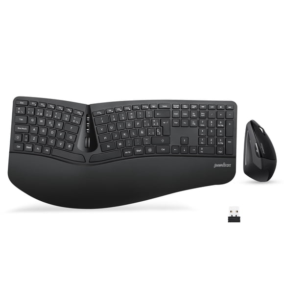 Set De Teclado Y Ratón Periduo 605 Es Wireless