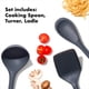 thumbnail image 3 of Juego de utensilios OXO Good Grips de silicona de 3 piezas, color gris, 3 of 7