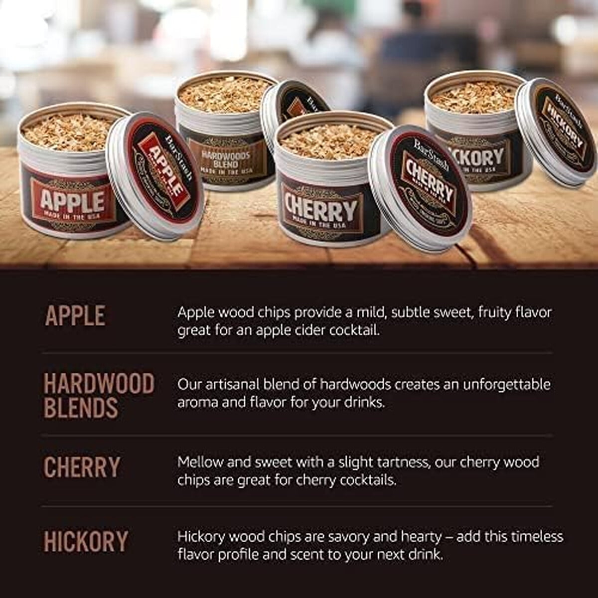Kit Ahumador Barstash Para Whisky Con Soplete Y Chips