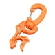 thumbnail image 1 of Clip De Soporte De Manguera De Buceo Gancho De Seguridad Clip De Soporte De Manguera BCD Doble Equipo De Equipo Naranja, 1 of 4