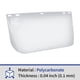 thumbnail image 3 of Visor Facial Azul Eagle 20x39 cm Pack de 3 (Visor Transparente), 3 of 6